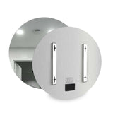 milano 320w mirror round infrared heating available at shop heaters