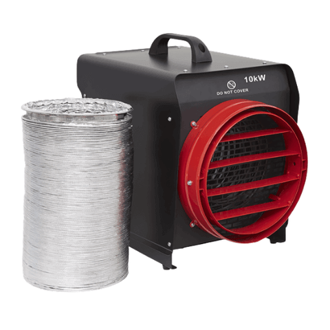 10KW Industrial Fan Heater with Ducting, shopheaters.co.uk, £244.76
