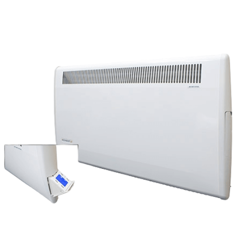 slimline wall mounted fan heater 0.75kw trade heaters uk